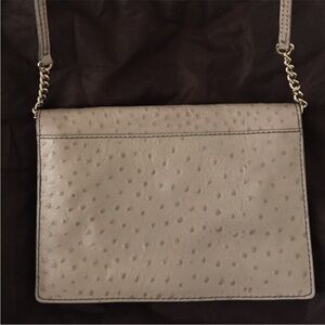 Kate Spade Tan Textured Clutch with Luxurious Finish